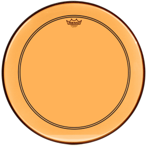 Remo Powerstroke P3 Colortone Orange Bass Drumhead - 22 inch