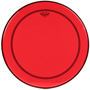 Remo Powerstroke P3 Colortone Red Bass Drumhead - 22 inch