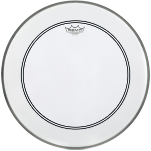 Remo Powerstroke P3 Coated Bass Drumhead - 18 inch with 2.5 inch Impact Pad
