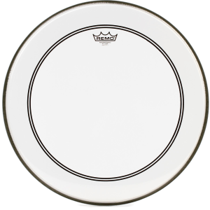 Remo Powerstroke P3 Clear Bass Drumhead - 20 inch with 2.5 inch Impact Pad