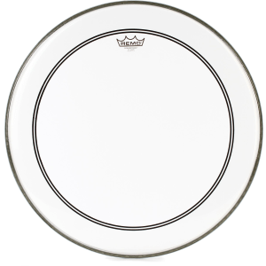 Remo Powerstroke P3 Clear Bass Drumhead - 22 inch with 2.5 inch Impact Pad