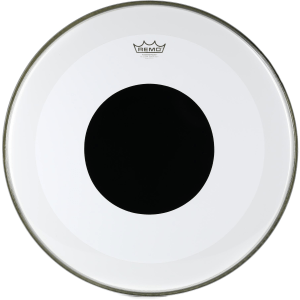 Remo Powerstroke P3 Clear Bass Drumhead - 22 inch - Top Black Dot