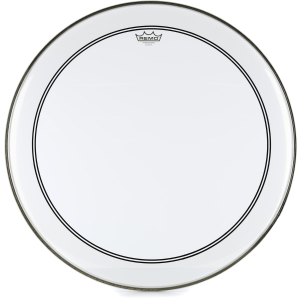 Remo Powerstroke P3 Clear Bass Drumhead - 26 inch - with 2.5 inch Impact Pad