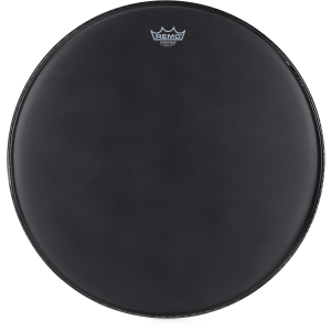 Remo Powerstroke P3 Black Suede Bass Drumhead - 22 inch