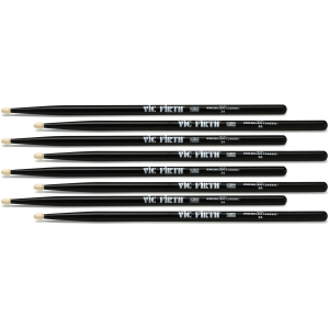 Vic Firth American Classic 4 for 3 Drumstick Pack - 5A, Black (4-pair)