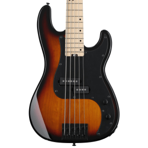 Schecter P-5 5-string Bass - 3-tone Sunburst