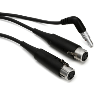 Shure PA720 Input Cable (5-pin LEMO to Left/Right XLR Female)