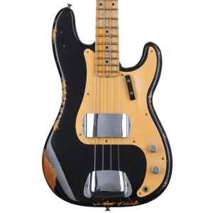 Fender Custom Shop '58 Precision Bass Heavy Relic - Aged Black