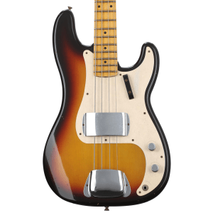 Fender Custom Shop '59 Precision Bass Journeyman Relic - Chocolate 3-color Sunburst