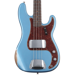 Fender Custom Shop Time Machine '64 Precision Bass Relic - Aged Lake Placid Blue