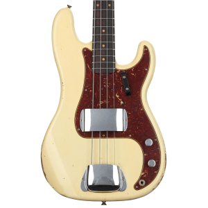 Fender Custom Shop Time Machine '64 Precision Bass Relic - Aged Vintage White