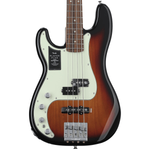 Fender Player Plus Active Precision Bass Left-handed - 3-color Sunburst with Pau Ferro Fingerboard