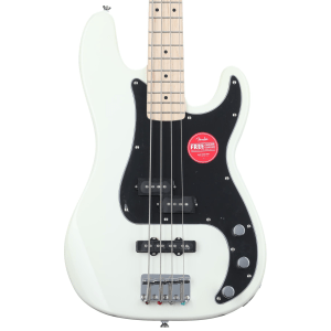 Squier Affinity Series Precision Bass - Olympic White with Maple Fingerboard