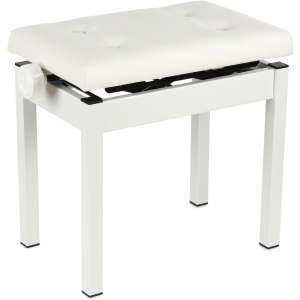 Korg PC-550 Height-Adjustable Piano Bench - White