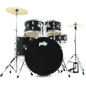 PDP Center Stage PDCE2215KTIB 5-piece Complete Drum Set with Cymbals - Iridescent Black Sparkle