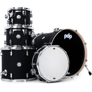 PDP Concept Maple 5-piece Shell Pack - Satin Black