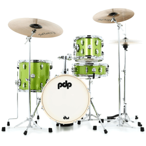 PDP New Yorker 4-piece Shell Pack - Electric Green Sparkle