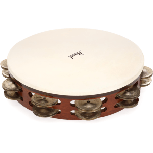 Pearl Orchestral Tambourine - 10-inch, German Silver