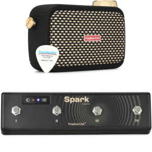 Positive Grid Spark GO Ultra-portable Smart Guitar Amp and Bluetooth Speaker with Footswitch