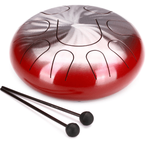Pearl Awakening Series 9 Note Tongue Drum - C Major - Crimson Burst