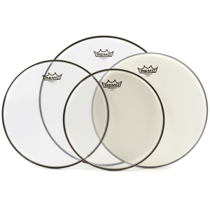 Remo Ambassador Clear 4-piece Tom Pack - 12/13/16 inch and 14 inch Coated