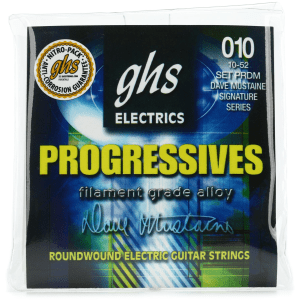 GHS PRDM Progressives Dave Mustaine Roundwound Electric Guitar Strings - .010-.052 Extra Light