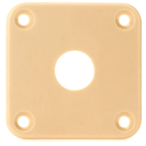 Gibson Accessories Plastic Jack Plate for Les Paul - Creme
