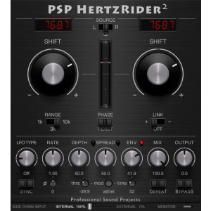 PSP Audioware PSP HertzRider 2 Frequency Shifter Plug-in