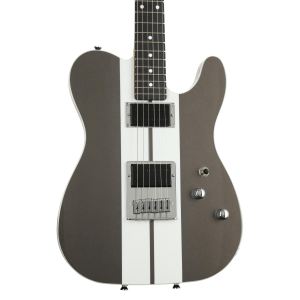 Schecter USA PT Custom - Charcoal Grey with Racing Stripe
