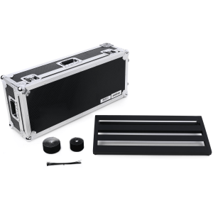 Pedaltrain JR MAX 28-inch x 12.5-inch Pedalboard with Wheeled Tour Case