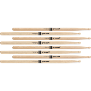 Promark Classic Attack Drumsticks - Shira Kashi Oak - 2B - Wood Tip - 4-pack