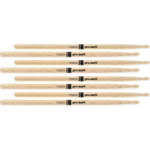Promark Classic Attack Drumsticks - Shira Kashi Oak - 5B - Wood Tip - 4-pack
