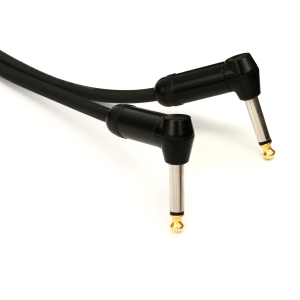 D'Addario PW-AMSGRR-10 American Stage Right Angle to Right Angle Instrument Cable- 10 foot