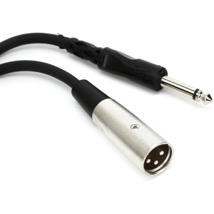 Hosa PXM-103 Unbalanced Interconnect Cable - 1/4-inch TS Male to XLR Male - 3 foot