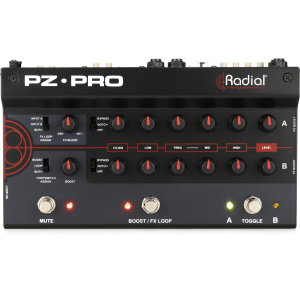 Radial PZ-Pro 2-channel Acoustic Preamp Pedal