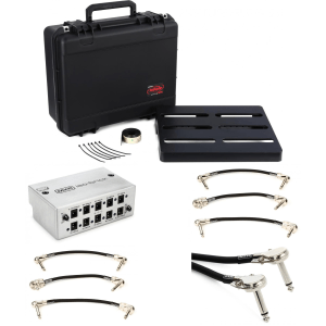 SKB Pedalboard Kit with Carry Case MXR Power & Cables
