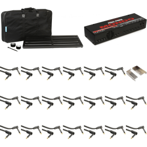 Pedaltrain Pro/Touring Pedalboard Kit with Voodoo Power and EBS HP Cables