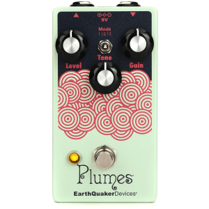 EarthQuaker Devices Plumes Small Signal Shredder Overdrive Pedal - Citron, Sweetwater Exclusive
