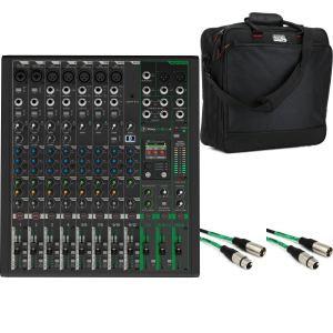 Mackie ProFX12v3+ 12-channel Mixer with Padded Bag and XLR Cables