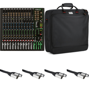 Mackie ProFX16v3 16-channel Mixer with USB and Effects Bundle