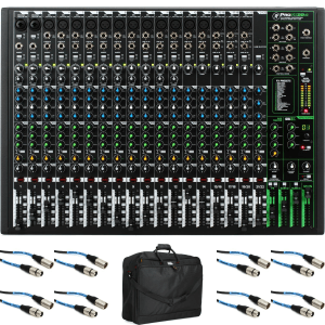 Mackie ProFX22v3 22-channel Mixer with USB and Effects Bundle