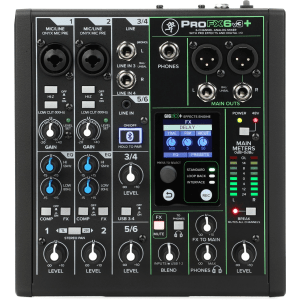 Mackie ProFX6v3+ 6-channel Mixer with Effects and USB