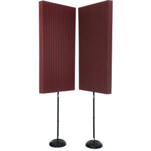 Auralex 3-inch ProMAX v2 24x48 inch Stand-mounted Acoustical Panel 2-pack - Burgundy
