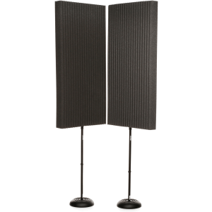 Auralex 3-inch ProMAX v2 24x48 inch Stand-mounted Acoustical Panel 2-pack - Charcoal