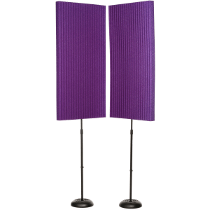 Auralex 3-inch ProMAX v2 24x48 inch Stand-mounted Acoustical Panel 2-pack - Purple