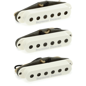 Seymour Duncan Psychedelic Strat Single-Coil 3-piece Pickup Set - Parchment With Logo
