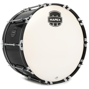 Mapex Quantum Mark II Marching Bass Drum - 14-inch x 26-inch, Gloss Black