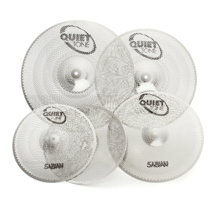 Sabian Quiet Tone Practice Cymbals Set - 14-/16-/18-/20-inch