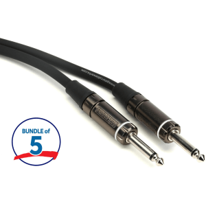 Gator Cableworks Composer Series Instrument Cable (5 Pack) - 20 foot