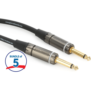 Gator Cableworks Headliner Series Instrument Cable (5 Pack) - 20 foot